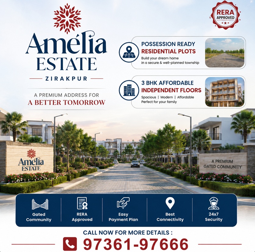 Amelia Estates Zirakpur Banner